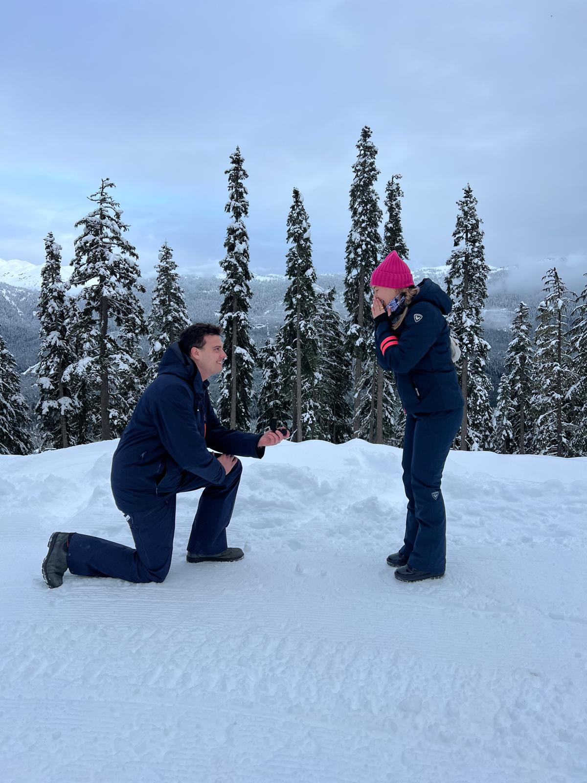 Black skit with cream lace